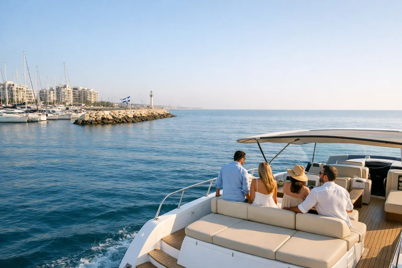 Local sailing — a private experience from the marina to the open sea